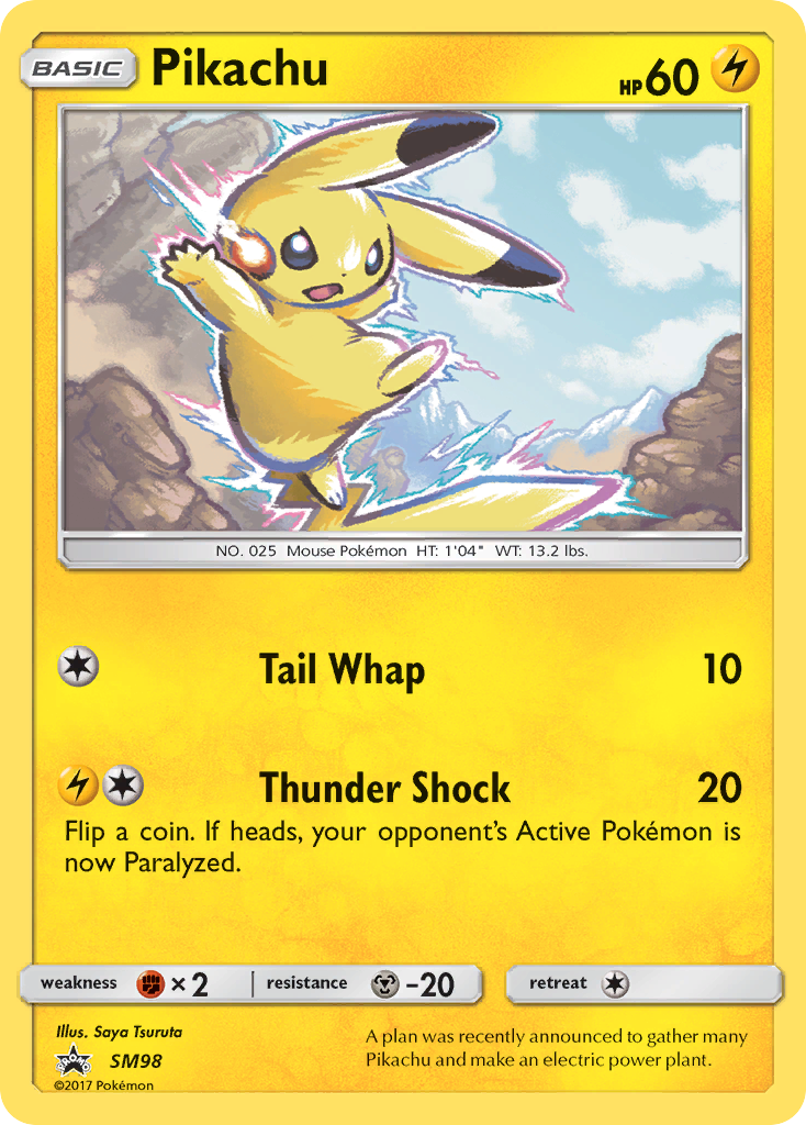 Pikachu (SM98) [Sun & Moon: Black Star Promos] | Jack's On Queen