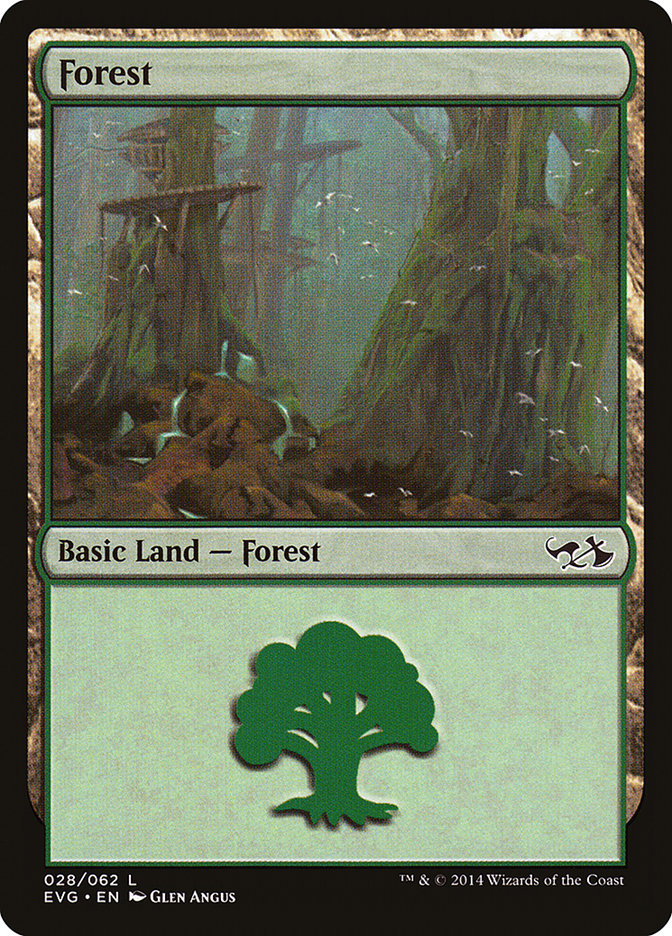 Forest (28) (Elves vs. Goblins) [Duel Decks Anthology] | Jack's On Queen