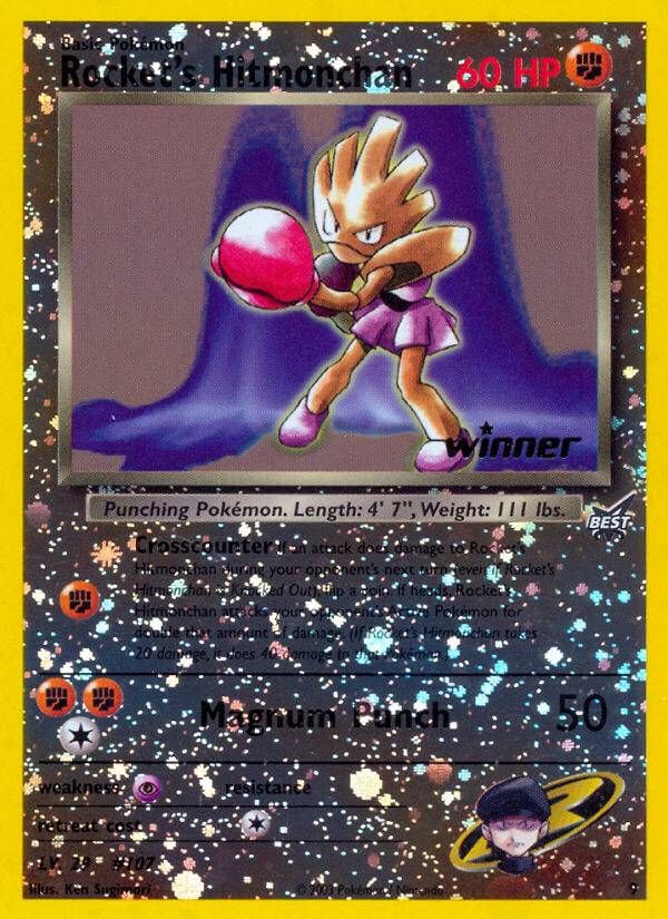 Rocket's Hitmonchan (9) (Winner) [Best of Promos] | Jack's On Queen