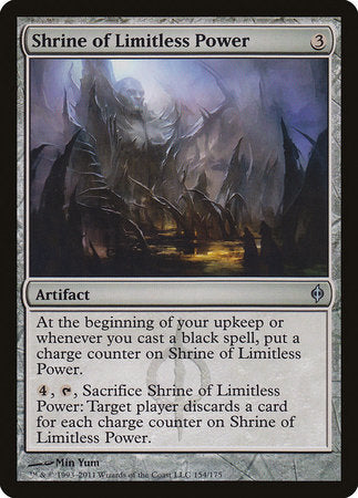 Shrine of Limitless Power [New Phyrexia] | Jack's On Queen