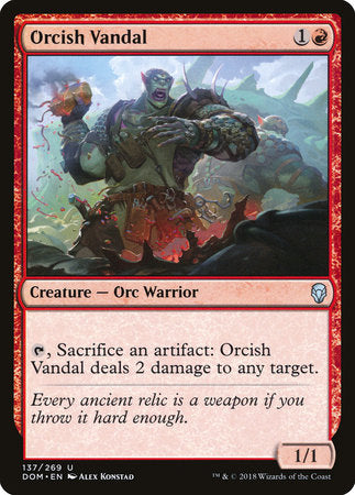 Orcish Vandal [Dominaria] | Jack's On Queen