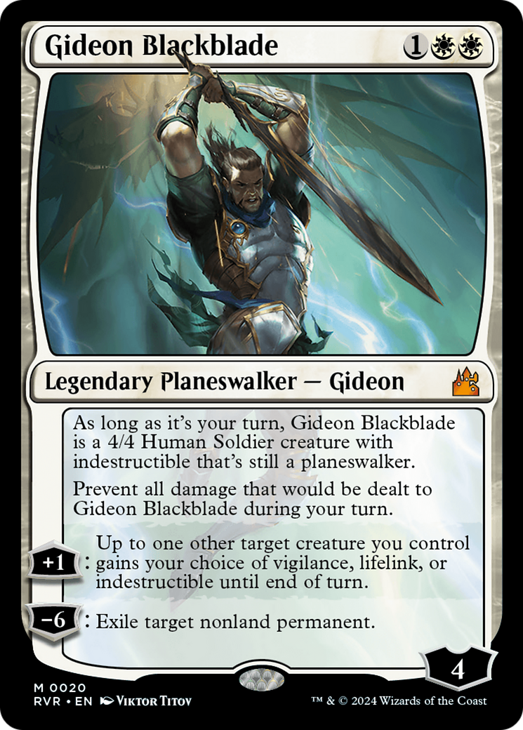 Gideon Blackblade [Ravnica Remastered] | Jack's On Queen