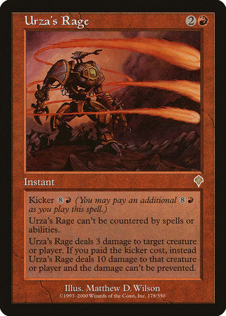 Urza's Rage [Invasion] | Jack's On Queen