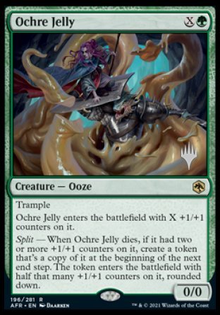 Ochre Jelly (Promo Pack) [Dungeons & Dragons: Adventures in the Forgotten Realms Promos] | Jack's On Queen