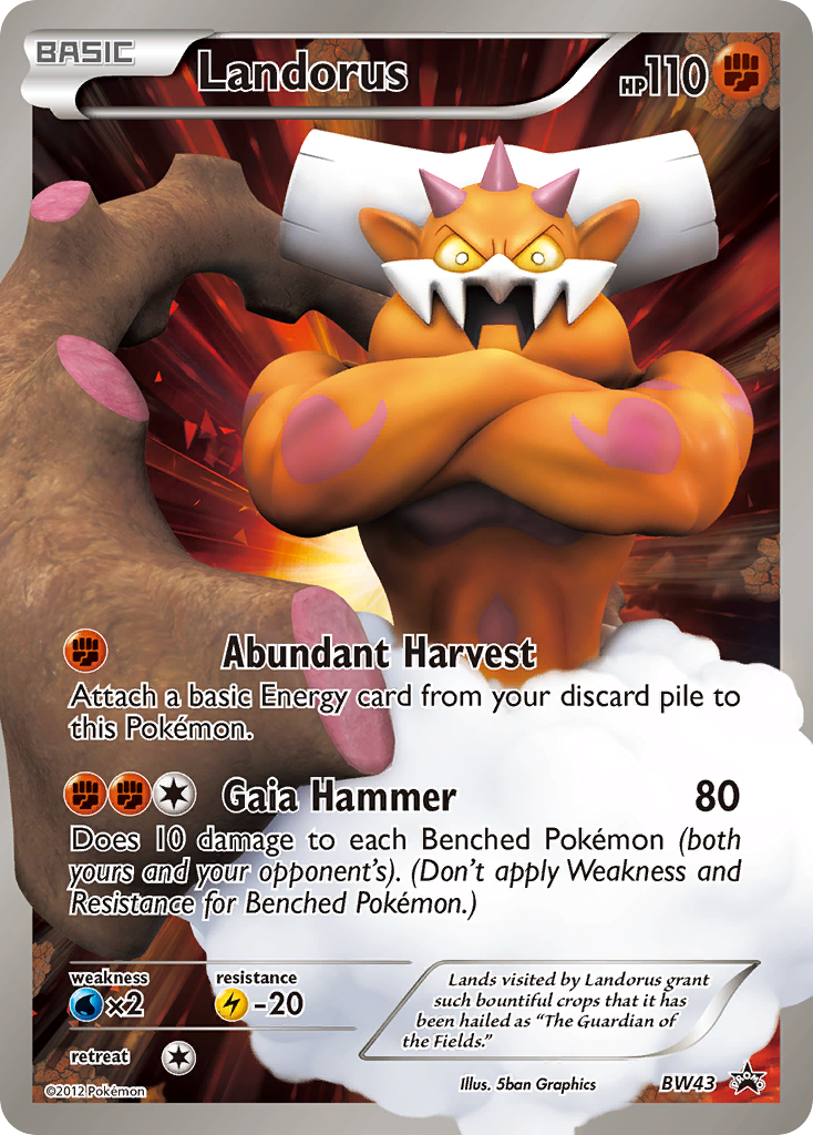 Landorus (BW43) [Black & White: Black Star Promos] | Jack's On Queen