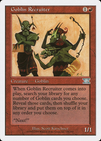 Goblin Recruiter [Classic Sixth Edition] | Jack's On Queen