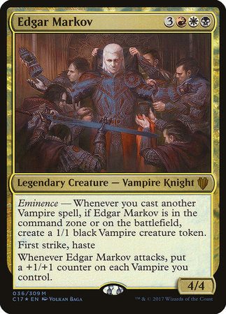 Edgar Markov (Commander 2017) [Commander 2017 Oversized] | Jack's On Queen