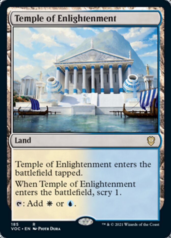 Temple of Enlightenment [Innistrad: Crimson Vow Commander] | Jack's On Queen