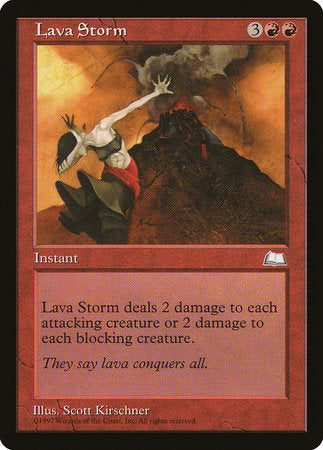 Lava Storm [Weatherlight] | Jack's On Queen