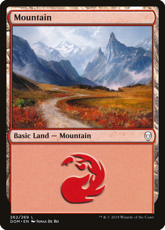 Mountain (262) [Dominaria] | Jack's On Queen