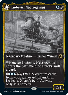 Ludevic, Necrogenius // Olag, Ludevic's Hubris [Innistrad: Double Feature] | Jack's On Queen