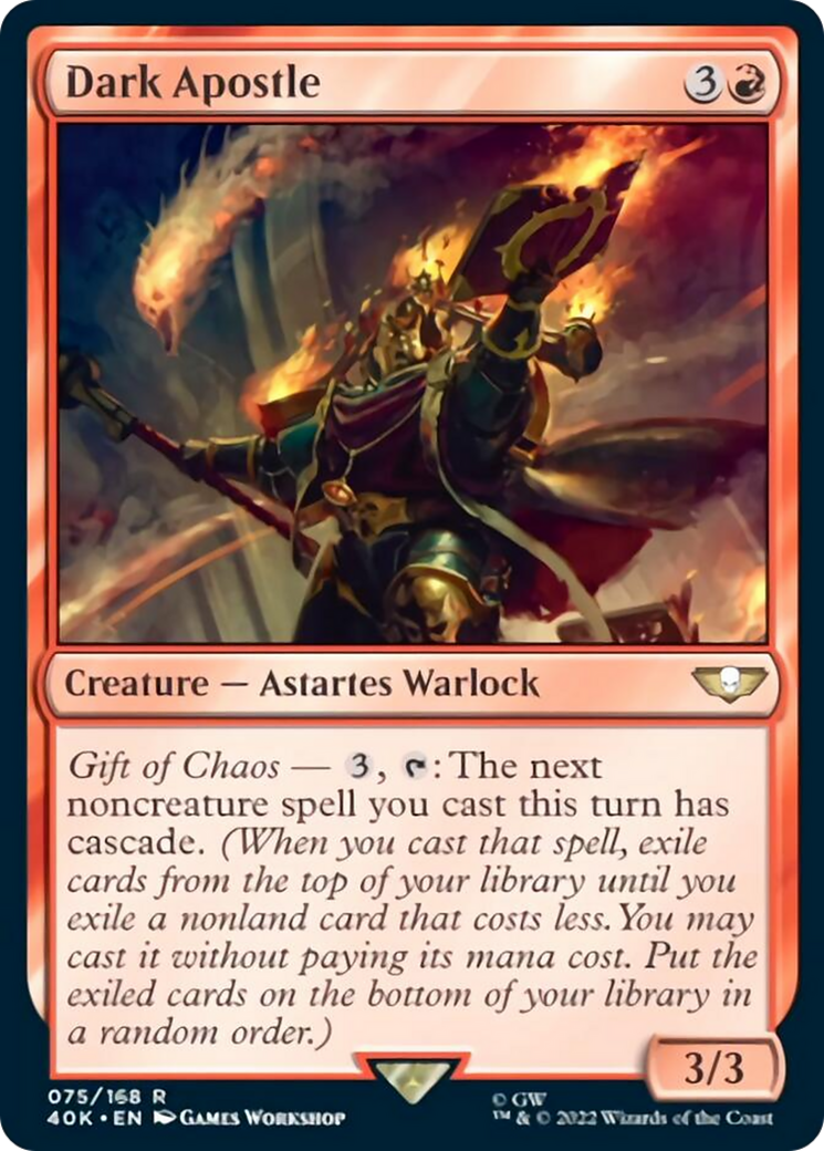 Dark Apostle (Surge Foil) [Universes Beyond: Warhammer 40,000] | Jack's On Queen