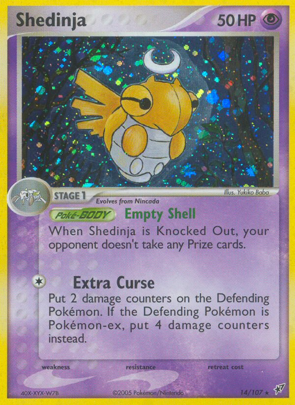 Shedinja (14/107) [EX: Deoxys] | Jack's On Queen