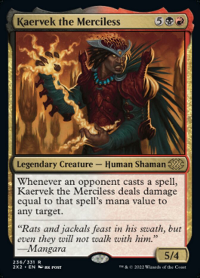 Kaervek the Merciless [Double Masters 2022] | Jack's On Queen