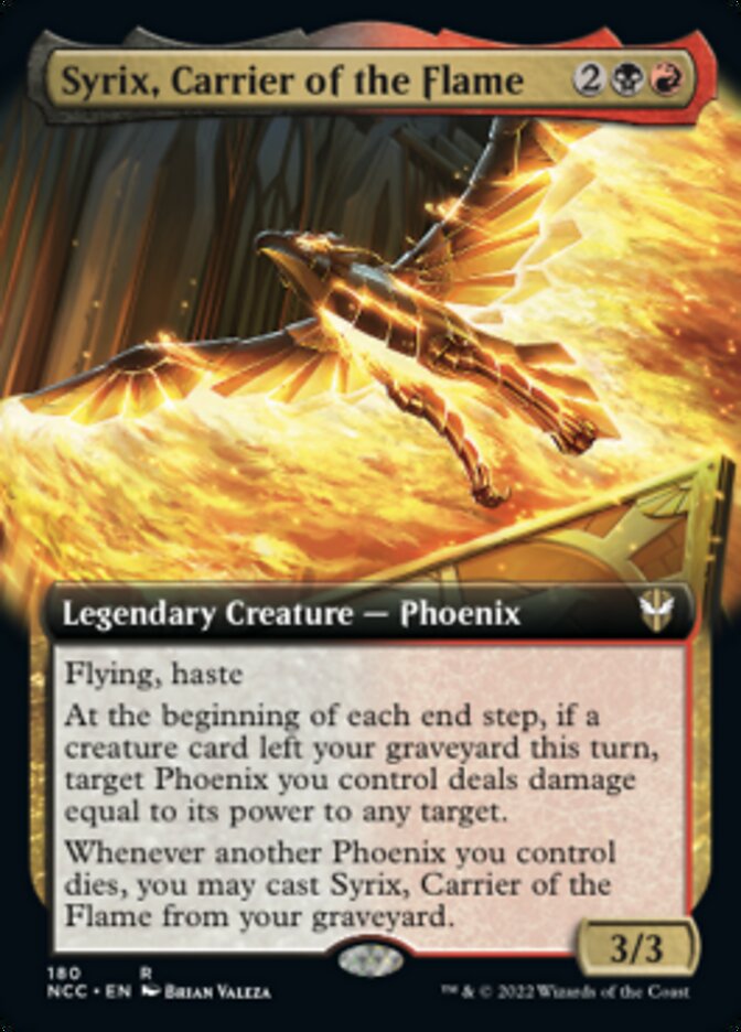 Syrix, Carrier of the Flame (Extended Art) [Streets of New Capenna Commander] | Jack's On Queen