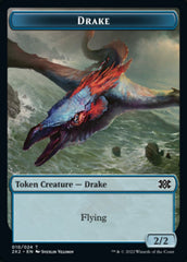 Drake // Aven Initiate Double-sided Token [Double Masters 2022 Tokens] | Jack's On Queen