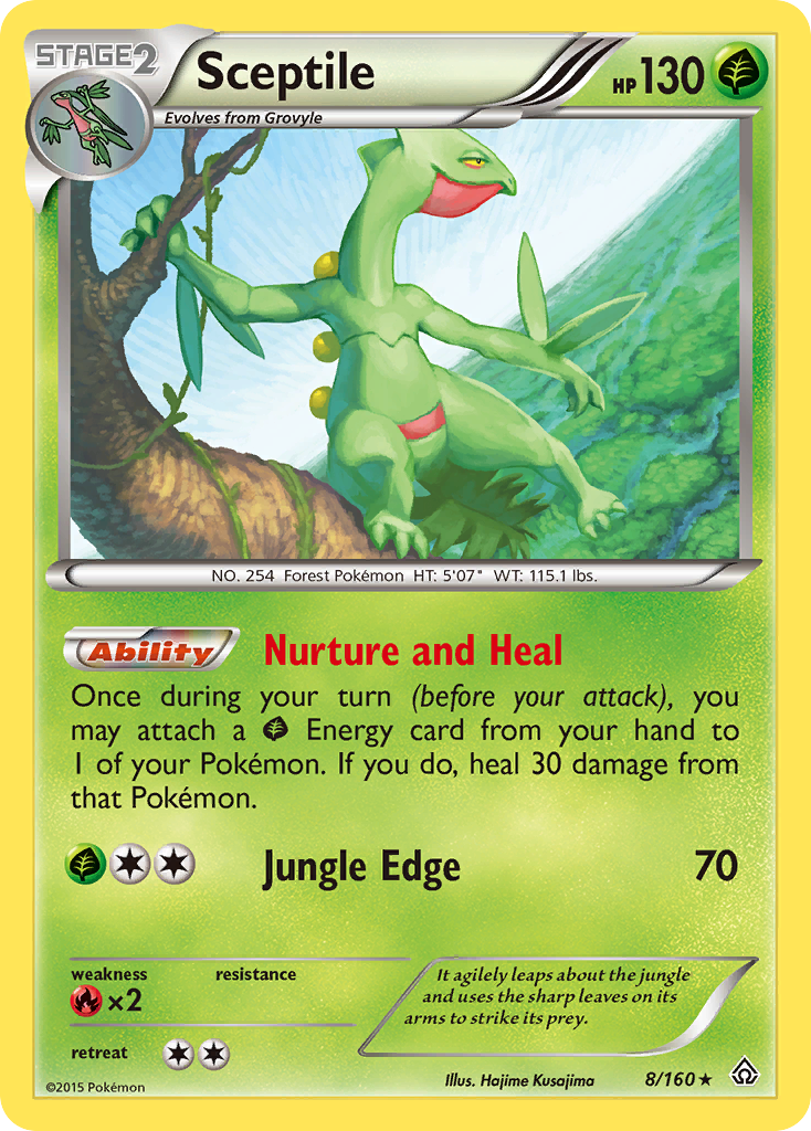Sceptile (8/160) [XY: Primal Clash] | Jack's On Queen