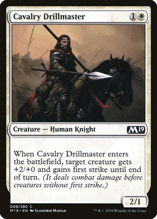 Cavalry Drillmaster [Core Set 2019] | Jack's On Queen