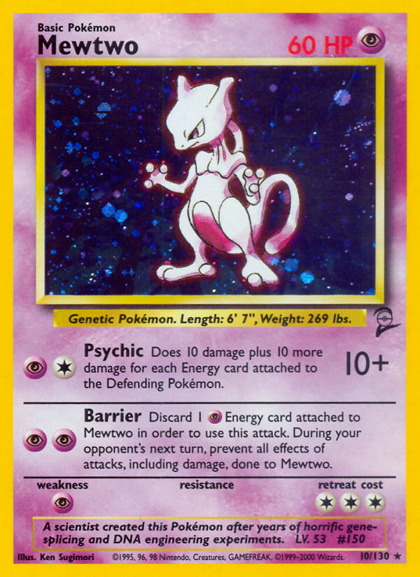 Mewtwo (10/130) [Base Set 2] | Jack's On Queen