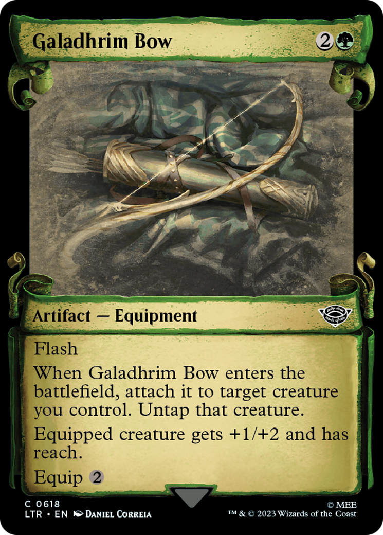 Galadhrim Bow [The Lord of the Rings: Tales of Middle-Earth Showcase Scrolls] | Jack's On Queen