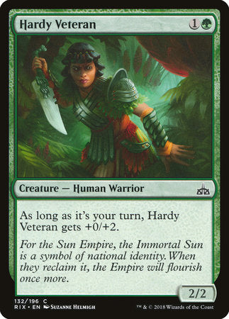 Hardy Veteran [Rivals of Ixalan] | Jack's On Queen