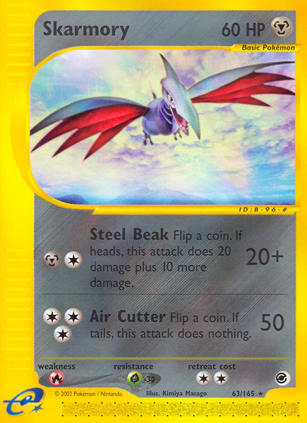 Skarmory (63/165) [Expedition: Base Set] | Jack's On Queen