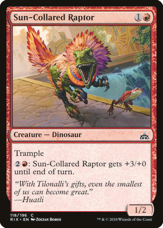 Sun-Collared Raptor [Rivals of Ixalan] | Jack's On Queen