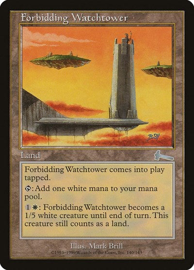 Forbidding Watchtower [Urza's Legacy] | Jack's On Queen