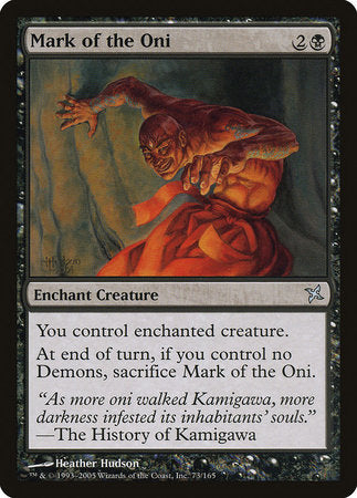 Mark of the Oni [Betrayers of Kamigawa] | Jack's On Queen