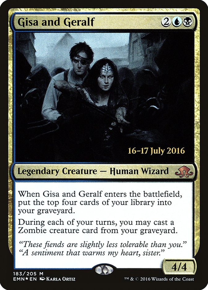 Gisa and Geralf  [Eldritch Moon Prerelease Promos] | Jack's On Queen