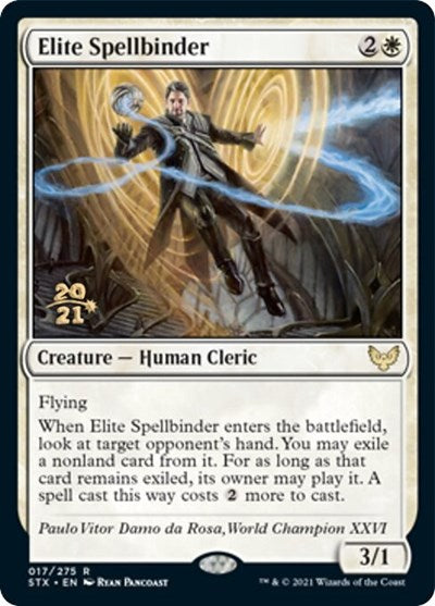 Elite Spellbinder [Strixhaven: School of Mages Prerelease Promos] | Jack's On Queen