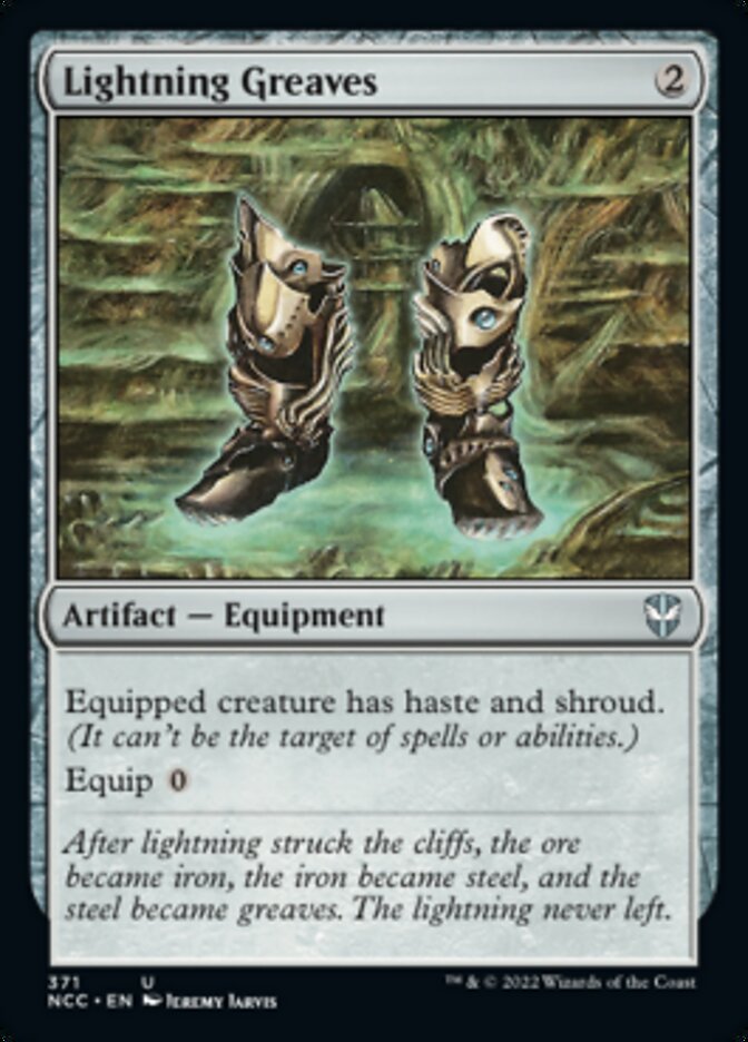 Lightning Greaves [Streets of New Capenna Commander] | Jack's On Queen