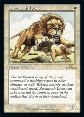 Savannah Lions (Retro) [30th Anniversary Edition] | Jack's On Queen