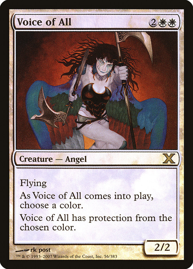 Voice of All (Premium Foil) [Tenth Edition] | Jack's On Queen