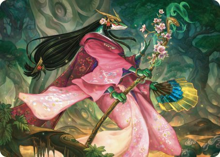 Sakiko, Mother of Summer Art Card [Commander Masters Art Series] | Jack's On Queen