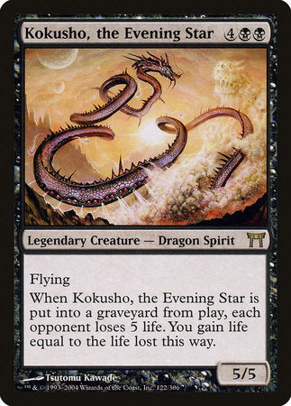 Kokusho, the Evening Star [Champions of Kamigawa] | Jack's On Queen