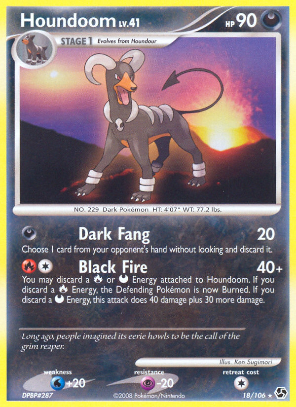 Houndoom (18/106) [Diamond & Pearl: Great Encounters] | Jack's On Queen