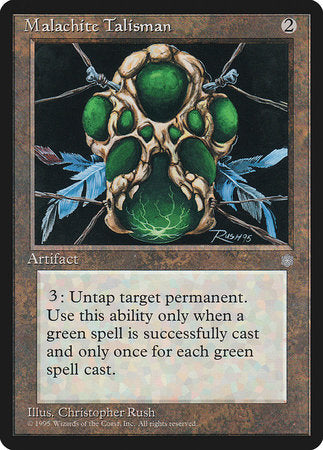 Malachite Talisman [Ice Age] | Jack's On Queen