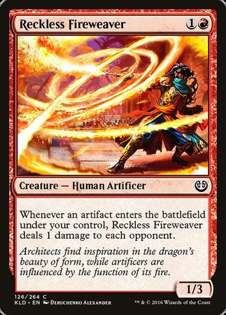 Reckless Fireweaver [Kaladesh] | Jack's On Queen