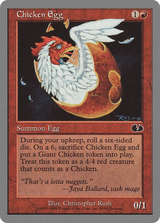 Chicken Egg [Unglued] | Jack's On Queen