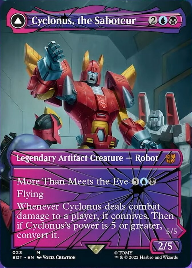 Cyclonus, the Saboteur // Cyclonus, Cybertronian Fighter (Shattered Glass) [Transformers] | Jack's On Queen