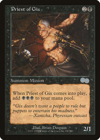 Priest of Gix [Urza's Saga] | Jack's On Queen