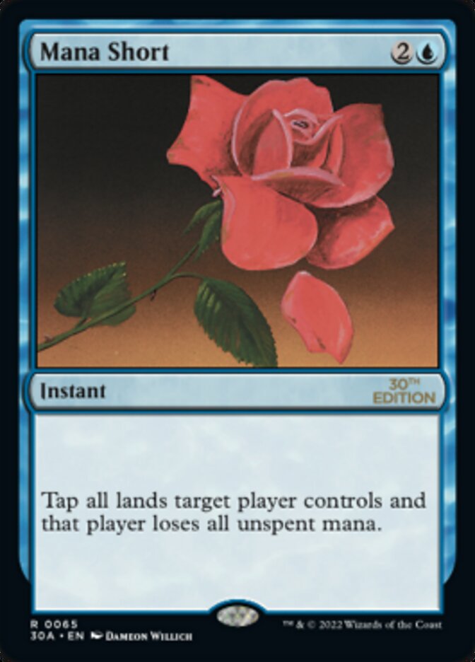 Mana Short [30th Anniversary Edition] | Jack's On Queen