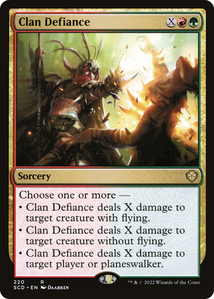 Clan Defiance [Starter Commander Decks] | Jack's On Queen