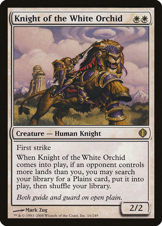 Knight of the White Orchid [Shards of Alara] | Jack's On Queen