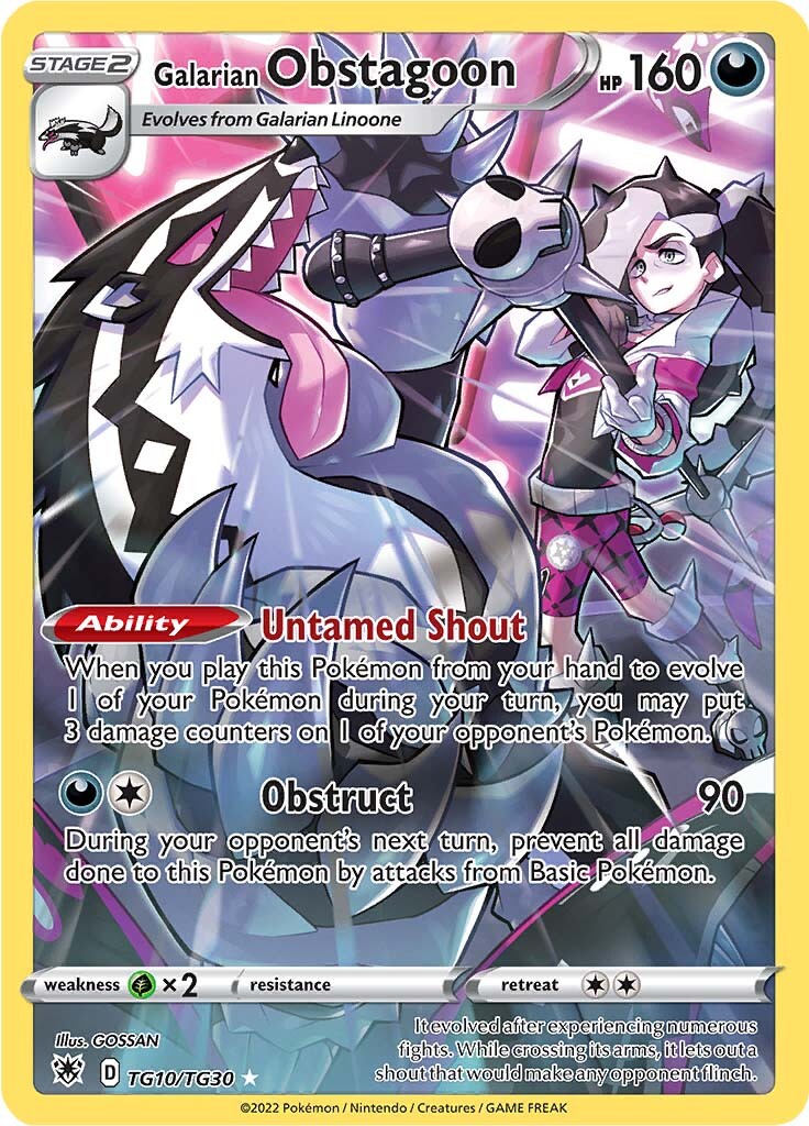 Galarian Obstagoon (TG10/TG30) [Sword & Shield: Astral Radiance] | Jack's On Queen