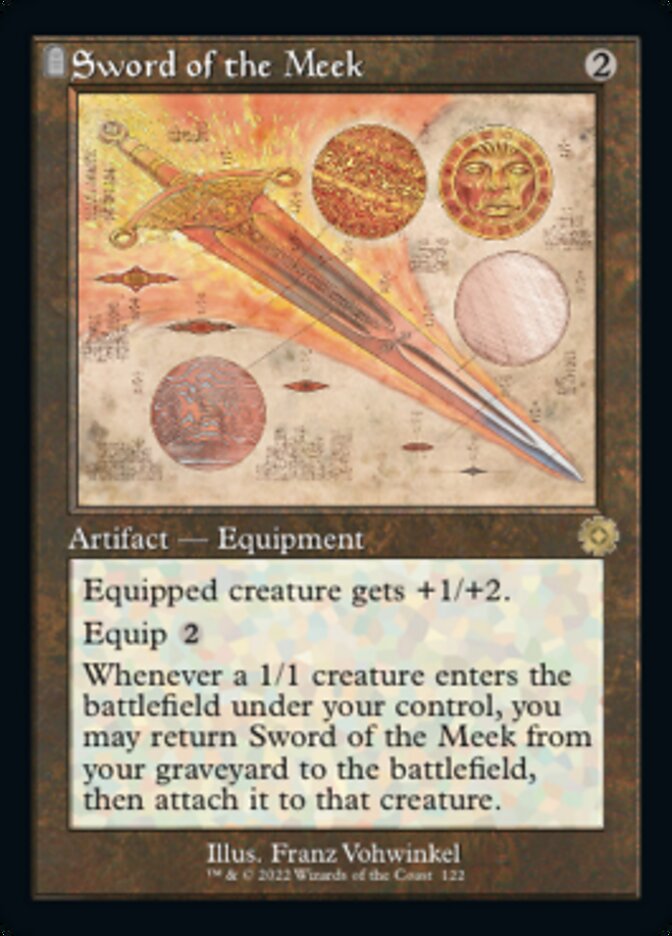 Sword of the Meek (Retro Schematic) [The Brothers' War Retro Artifacts] | Jack's On Queen