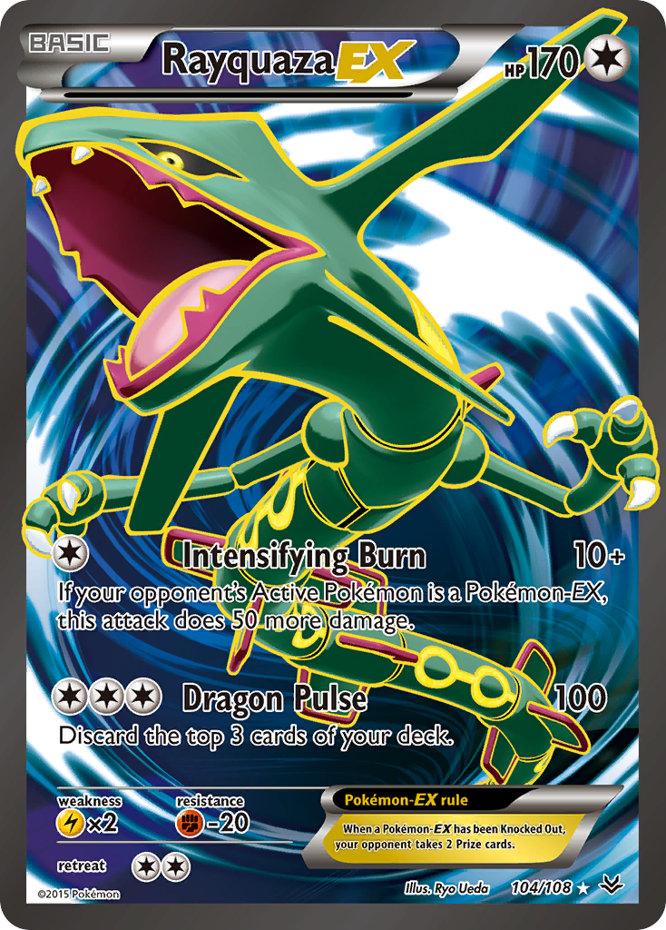 Rayquaza EX (104/108) [XY: Roaring Skies] | Jack's On Queen