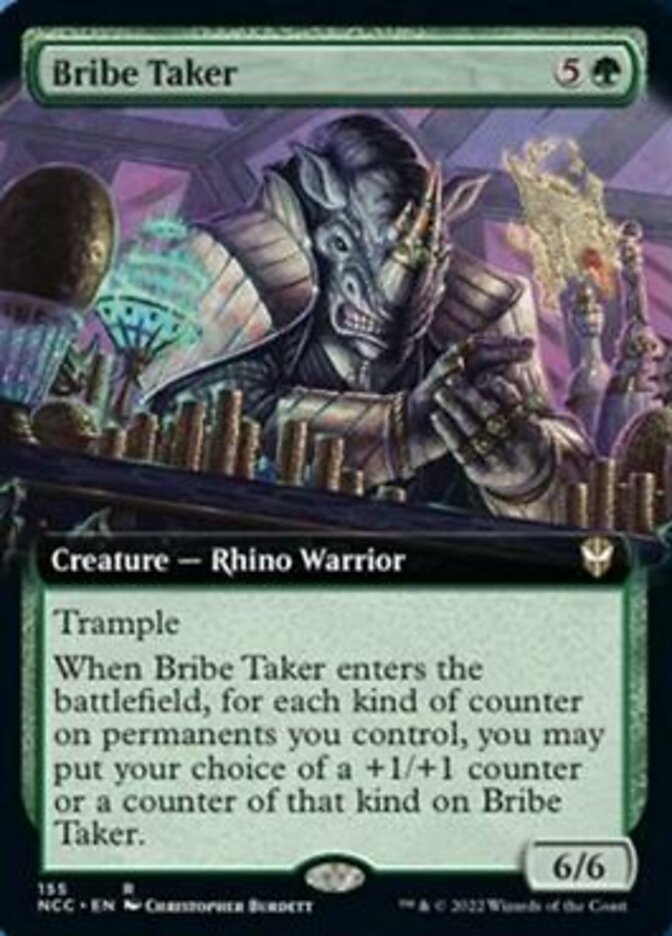 Bribe Taker (Extended Art) [Streets of New Capenna Commander] | Jack's On Queen