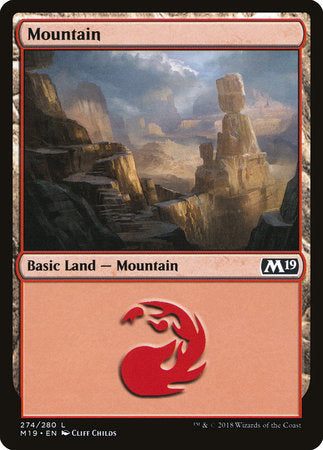 Mountain (274) [Core Set 2019] | Jack's On Queen